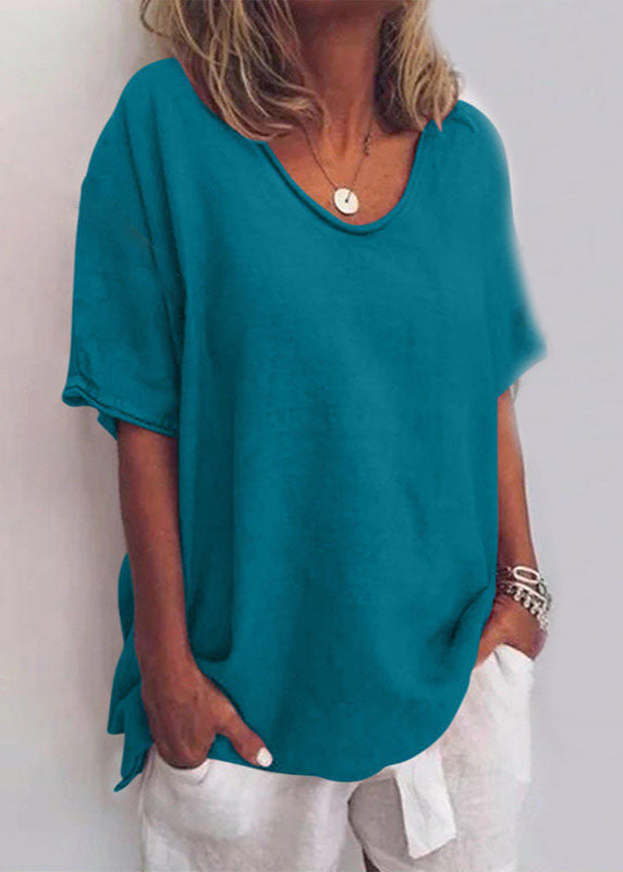 Solange loose-fit linen shirt - styled view