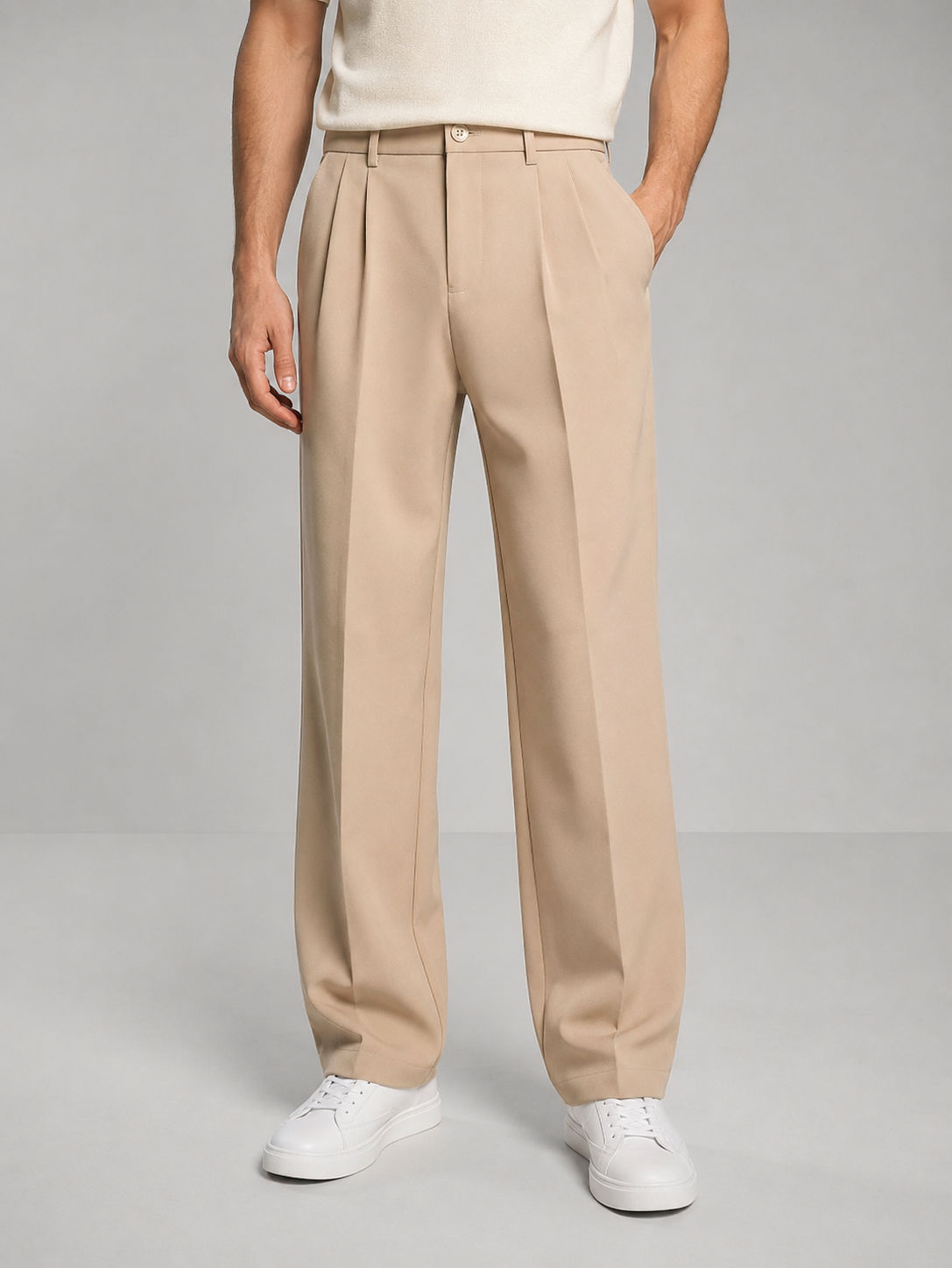 Sylvan tailored cargo pants - front view