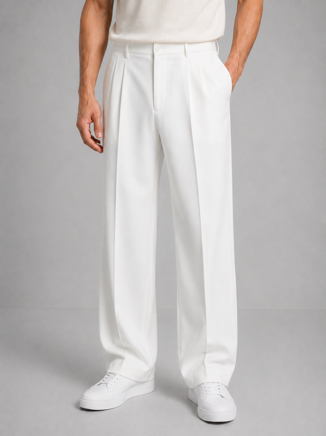 Sylvan tailored cargo pants - styled view