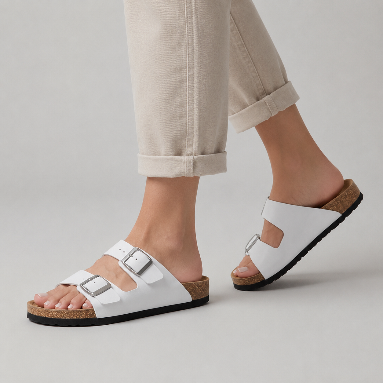 Thandie double-strap sandals - color 1