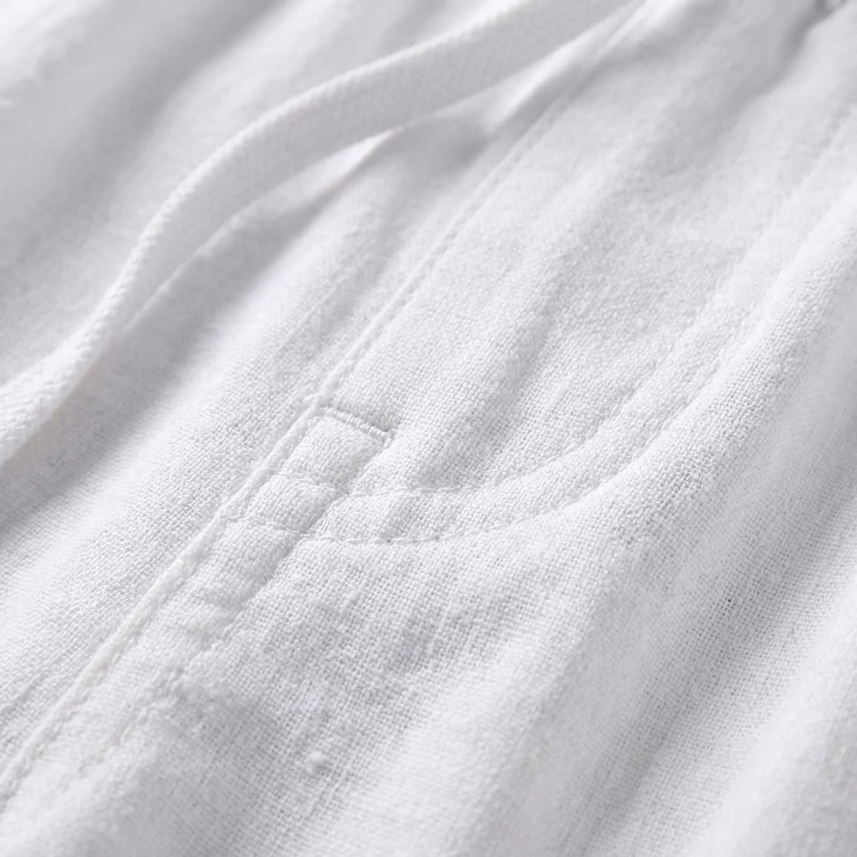 Ulysses linen track pants - styled view