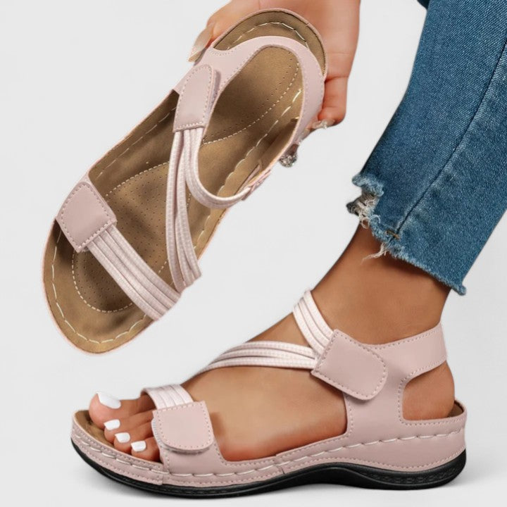 Undine arch-support orthopaedic sandals - front view