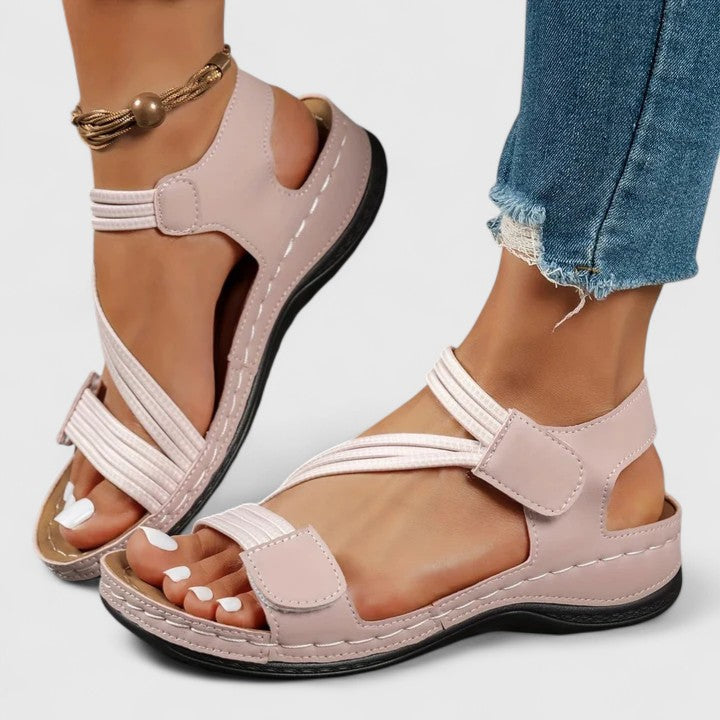 Undine arch-support orthopaedic sandals - styled view