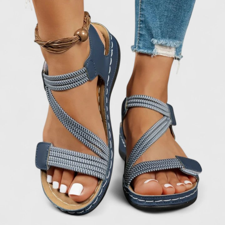 Undine arch-support orthopaedic sandals - styled view