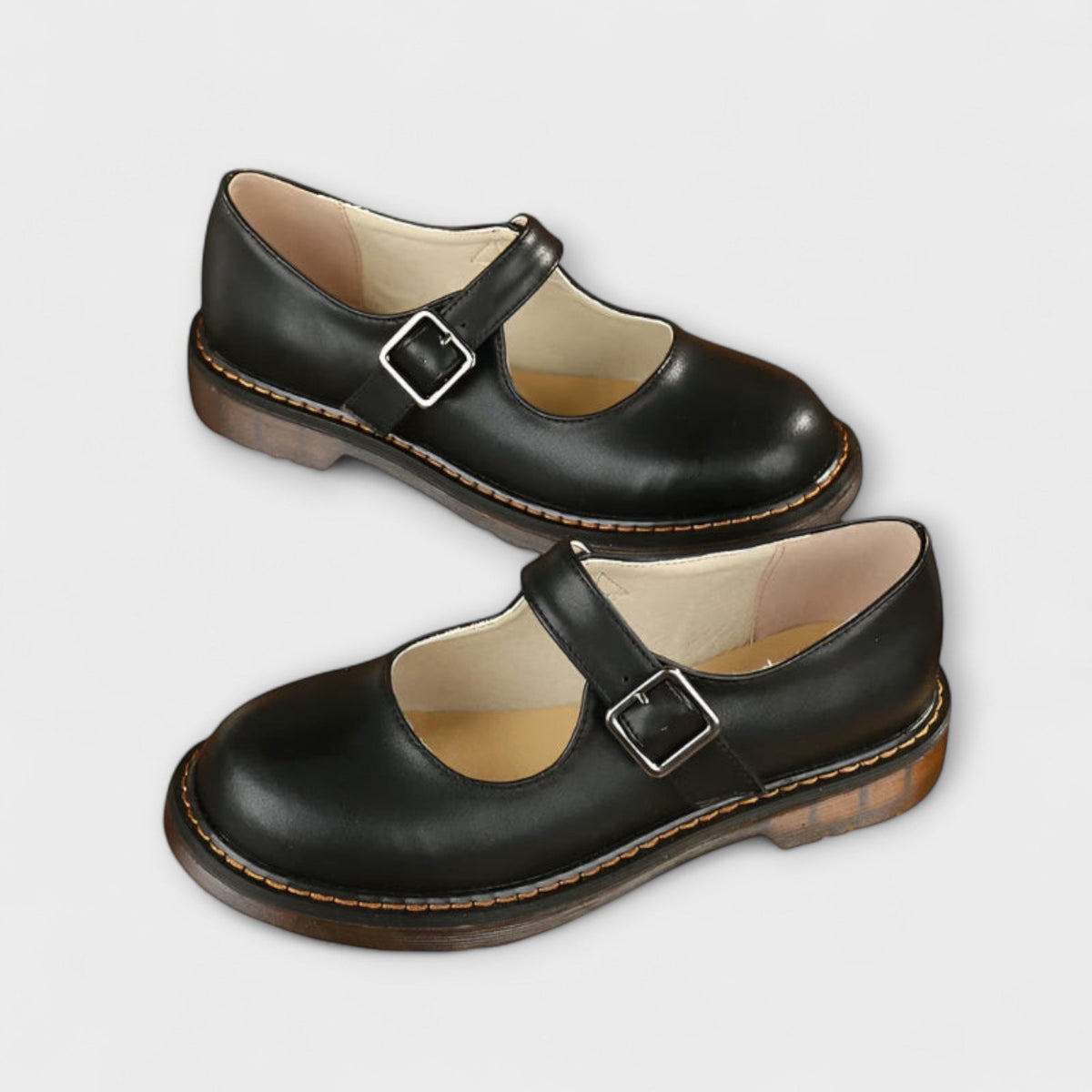 Vesperine leather Mary Jane shoes - front view