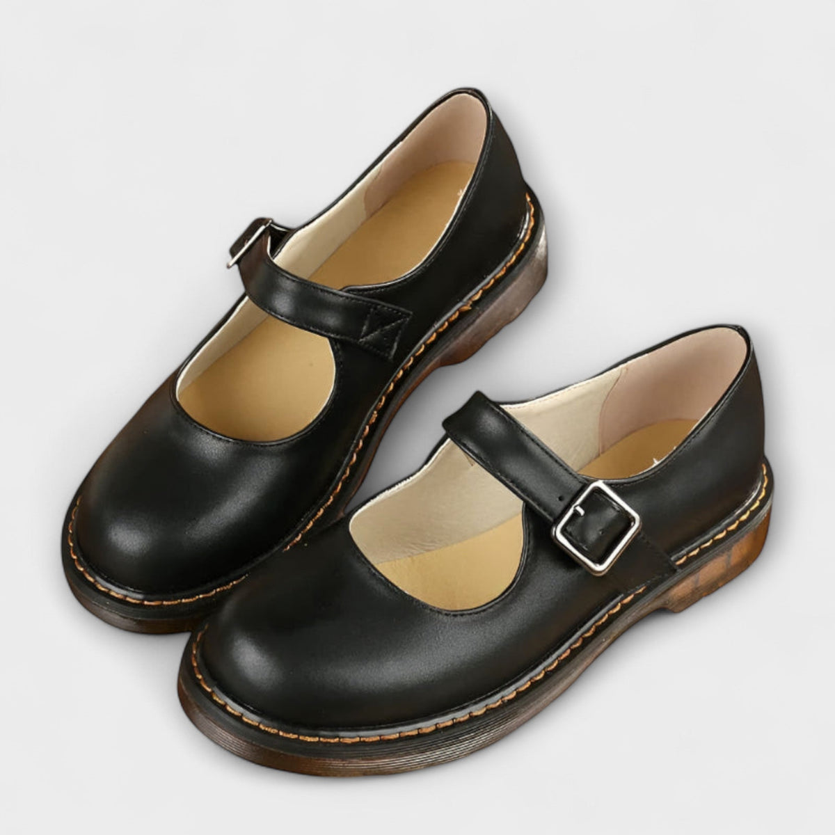 Vesperine leather Mary Jane shoes - side view