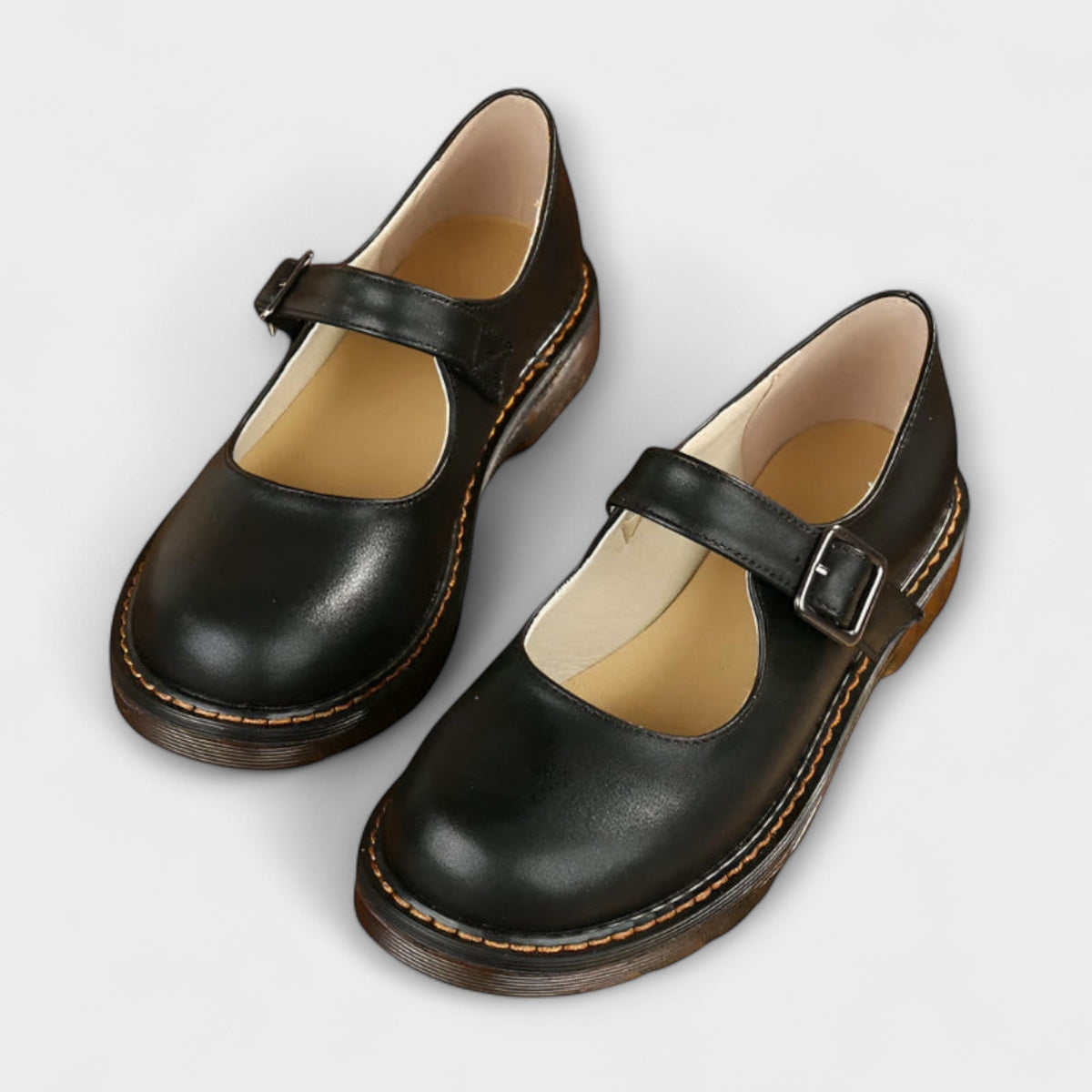 Vesperine leather Mary Jane shoes - back view