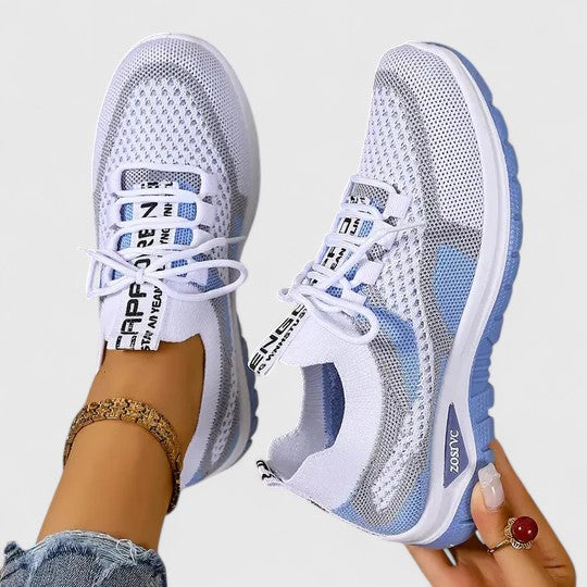 Wisteria orthopaedic cushioned sneakers - styled view