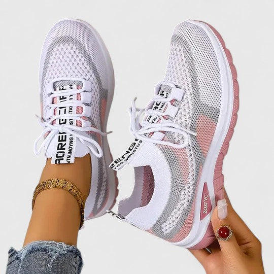 Wisteria orthopaedic cushioned sneakers - styled view