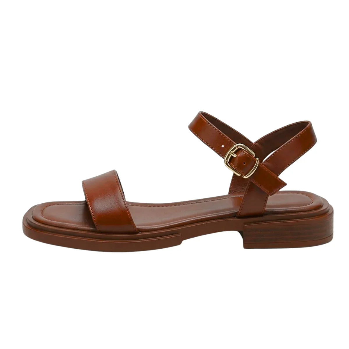 Yolande orthopedic summer sandals - color Brown